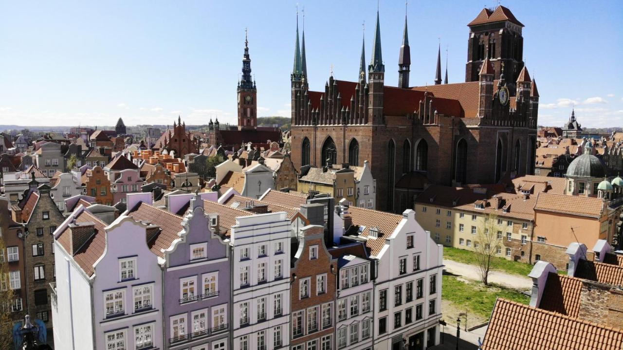 Ferienwohnung Viu Old Town Terrace Danzig Exterior foto